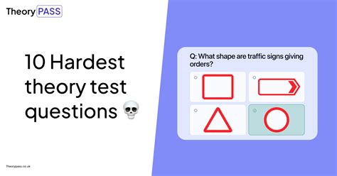 why is the theory test so hard|50 hardest theory test questions.